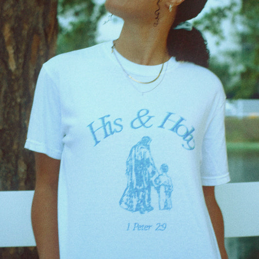 NEW! | "His & Holy" | Christian Apparel | Soft Sweatshirt